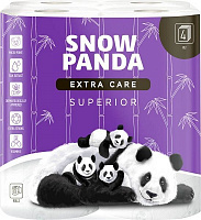 Туалетная бумага Сніжна Панда EXTRA CARE Superior четырехслойная 8 шт.