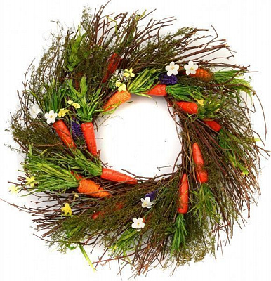 Венок из веточек и морковок WJ19001