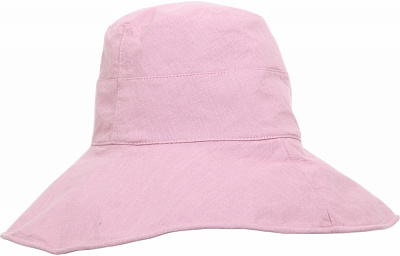Шляпа с длинными полями Luna Becky one size серо-розовый