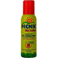Аэрозоль-репеллент для защиты от комаров Picnic Bio Active 125 мл