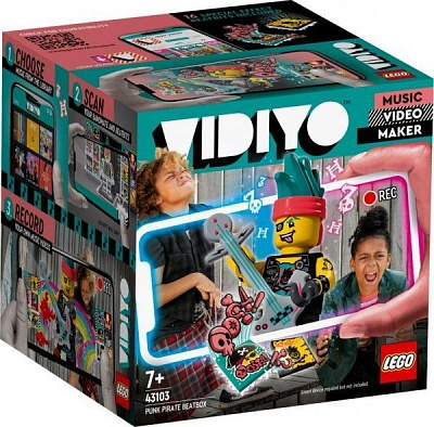 Конструктор LEGO Vidiyo Punk Pirate BeatBox (Куб битбокс «Пират-панк») 43103