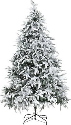 Искусственная елкаМечта 2,1 м 6422 зеленый с белым 