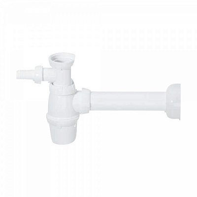 Сифон для кухонной мойки с подводом 1½