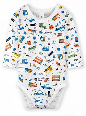 Боди для мальчика Софія Автомобили р.80 белый 451380 