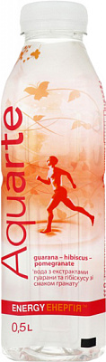 Вода Aquarte на растительных экстрактах Энергия (4820003686935) 0,5 л 