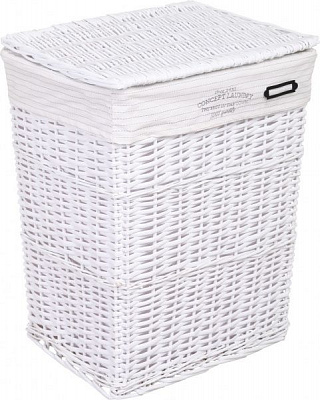 Корзинка плетеная Tony Bridge Basket с текстилем 44х34х56 см HQN20-1AB-1 