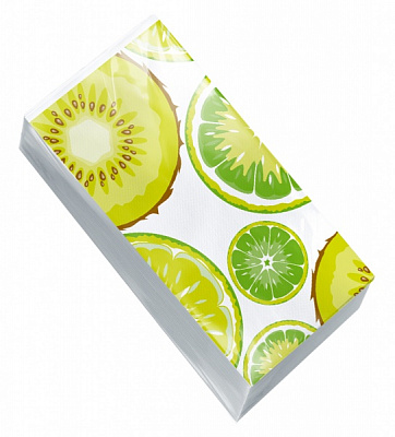 Серветки столові Альбатрос Ківі 33х33 см 25 шт.