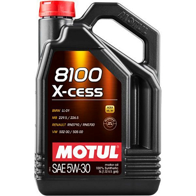 Моторне мастило Motul 8100 X-cess 5W-30 5 л (108946)