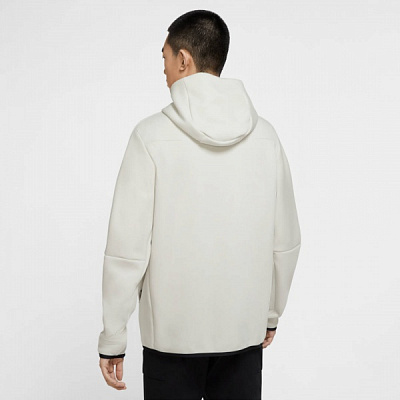 Джемпер Nike M NSW TCH FLC HOODIE FZ WR CU4489-072 р. M бежевый