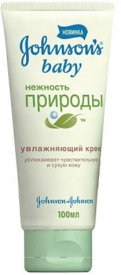 Крем Johnson's Baby ніжність природи (3574660388879) 100 мл