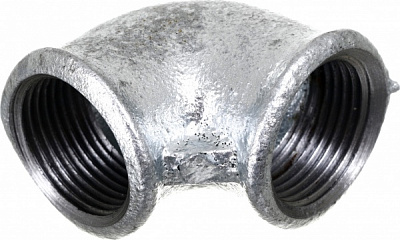 Коліно 90° ВВ Atusa 09025006 Коліно оцинковане (білий чавун) O1 1/4 ВВ 90°