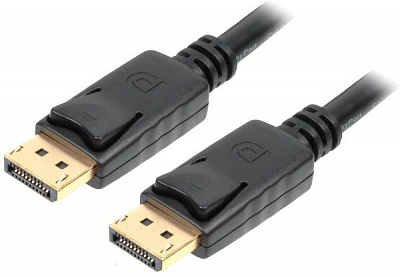 Кабель Cablexpert DisplayPort/DisplayPort 1,8 м черный (CC-DP2-6) DisplayPort v1.2 цифровой интерфейс 