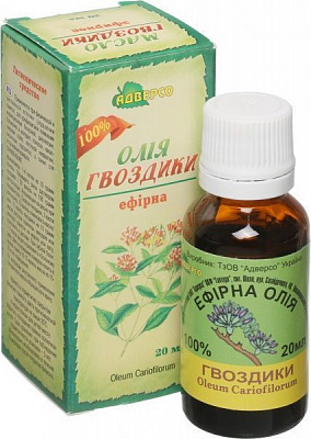 Эфирное масло Адверсо Гвоздична 20 мл 