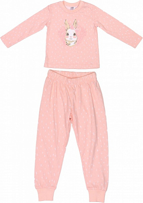 Пижама для девочек Funtime с длинным рукавом р.92 розовый 