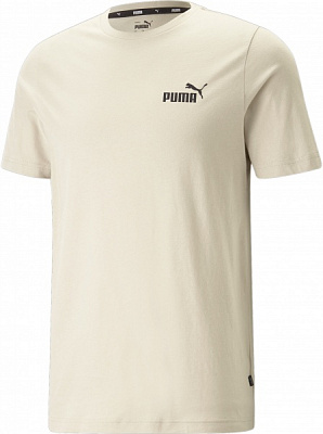 Футболка Puma ESS SMALL LOGO TEE (S) GRANOLA 58666985 р.S бежевый