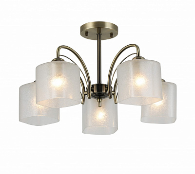 Люстра потолочная Sensio Nubia 5x40 Вт E27 античная бронза/белый LS-07391/5W-E2740W