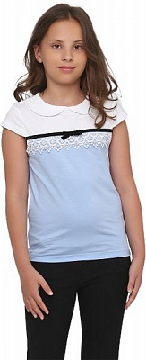 Детская футболка Vidoli G-19593S р.134 голубой 