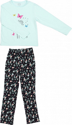 Піжама дитяча для дівчаток KOSTA 1434-2 р.98–104 чорний