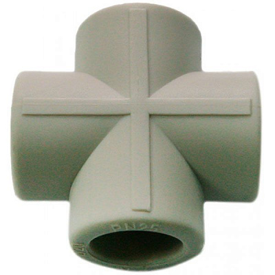 Крестовина Сантехмонтаж ППР d25 мм 