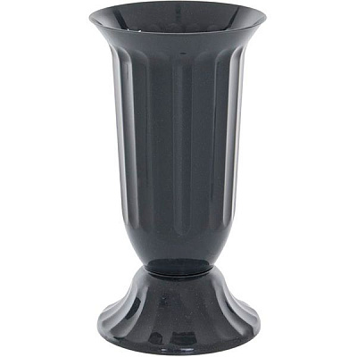 Вазон пластиковий Алеана Флора круглий 2л граніт
