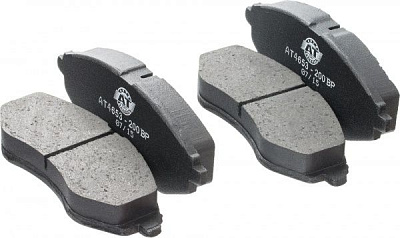 Колодки гальмівні AT для Chevrolet Aveo 1.5/1.6 (96534653) AT 4653-200BP