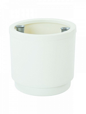 Горщик пластиковий Plastiken HIDROJARDINERA 4132 круглий 22 л 201 Біла (4132 blanco 4132 б)