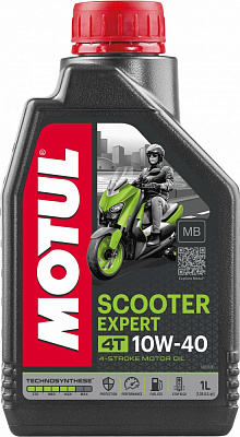 Моторна олива напівсинтетична Motul Scooter Expert 4T MB 10W-40 1 л (831701;105935)