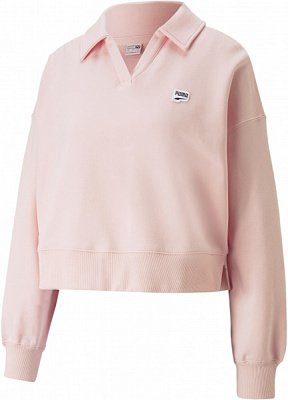 Поло Puma PUMA DOWNTOWN OVERSIZED POLO TR 53837166 р.XS помаранчевий