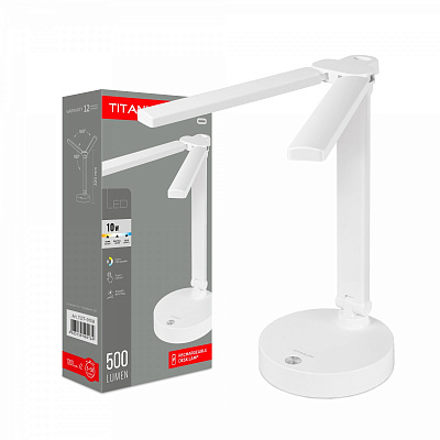 Настольная лампа аккумуляторная TITANUM 10 Вт LED-модуль белый 29216