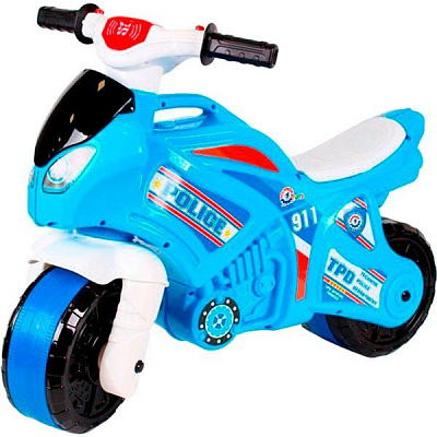 Чудомобиль ТехноК Мото голубой с белым 4823037605781