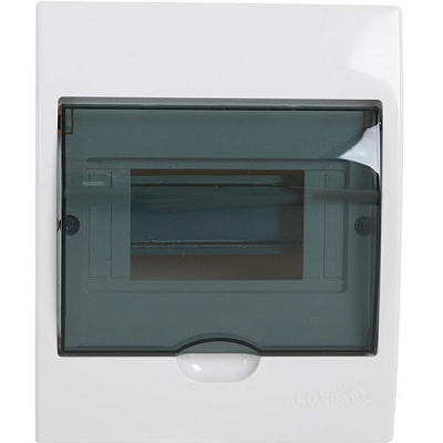 Щиток пластиковый Luxray ЩРН-П-6 на 6 модулей внешний 731-2000-006
