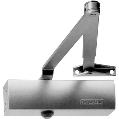 Доводчик дверний Geze TS 1500 сірий 80 кг