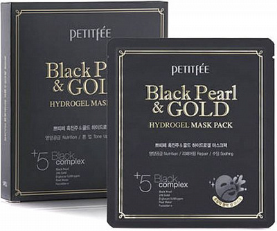 Petitfee с золотом и черным жемчугом 32 г 1 шт.