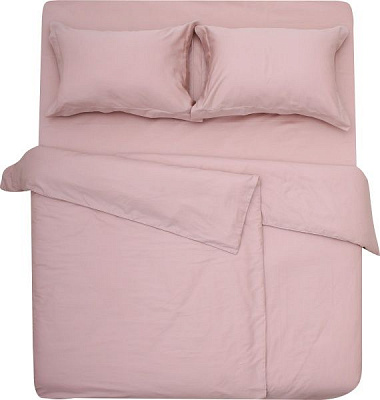 Комплект постільної білизни Pink symphony сімейний рожевий Mascioni