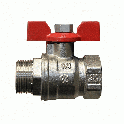 Кран шаровой Arco 3/4 ВН бабочка SENA