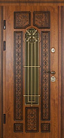 Двері вхідні Abwehr КС-127 086Л (СПЗ) (V) (ЗД+РТ2) Кale2 коричневий 2050х860мм ліві