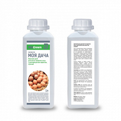 Концентрований комплексний засіб Biogreen для миття товарних яєць з дезінфікуючим ефектом лужний 1 л