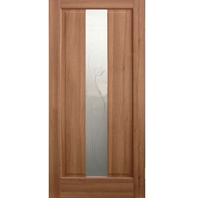 Дверное полотно ОМиС Тіфані ЗС+КМ 600 мм дуб золотой