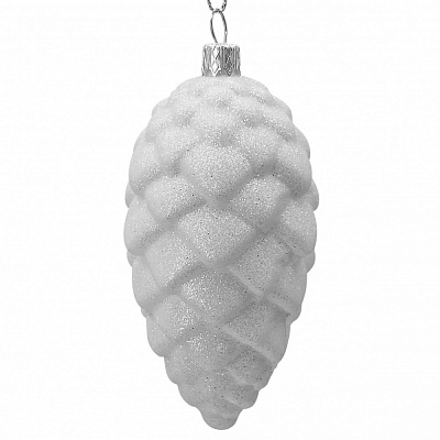 Подвеска MIS LT Шишка 10 см белый