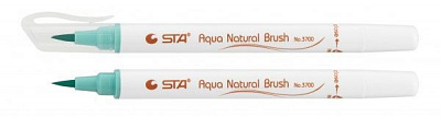 Маркер акварельный STA кисточка AQUA NATURAL BRUSH STA3700-35 мятный 