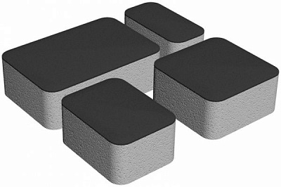 Тротуарная плитка Золотой Мандарин Старый город 4 элемента черная