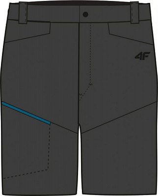 Шорти 4F H4L21-SKMF060-23S р. 2XL темно-сірий