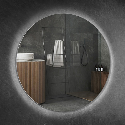 Зеркало со встроенной подсветкой ScandiSPA Велес D600 мм 