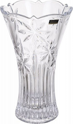 Ваза Perseus стеклянная прозрачная 25 см Bohemia