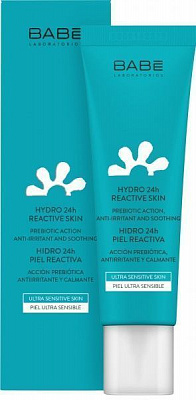Крем для обличчя денний BABE Laboratorios Facial Essentials «24 години комфорту і зволоження» для чутливої шкіри 50 мл