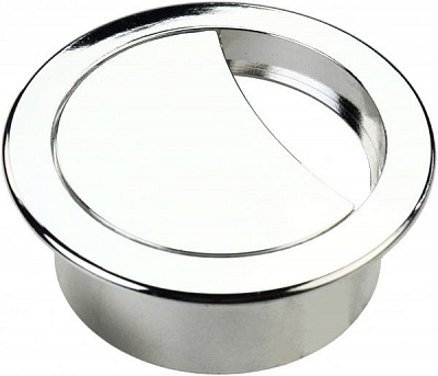 Заглушка для дротів 26х60 мм полірований хром Poliplast 0905-26CM