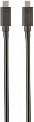 Кабель Cablexpert USB Type-C – USB Type-C 1 м черный (CCP-USB3.1-CMCM-1M) премиум 
