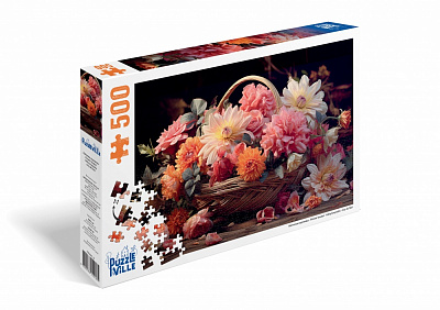 Пазл PUZZLEVILLE Квіткова корзинка 500 елементів PZL500_14