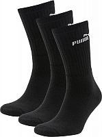 Шкарпетки Puma ELEMENTS CREW SOCK 3P BLACK 88329601 р.39-42 чорний
