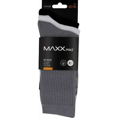 Шкарпетки MaxxPro 1668 3 пари чорно-сіро-білий р.43-46